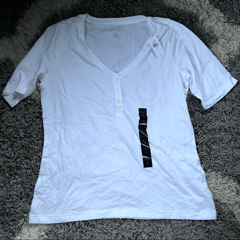 Banana Republic White Shirt with Buttons